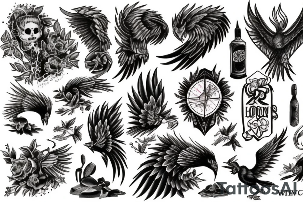 phoenix tattoo idea