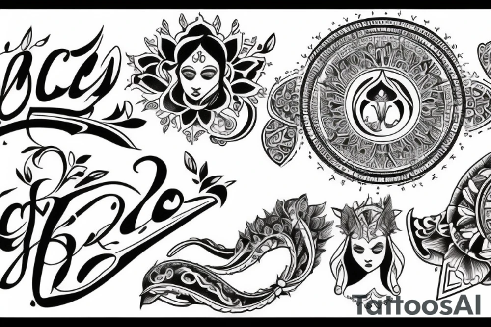 Religious tattoo that is about grace tattoo idea