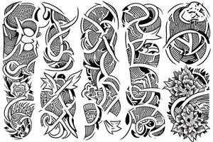 american tradtional outline tattoo idea