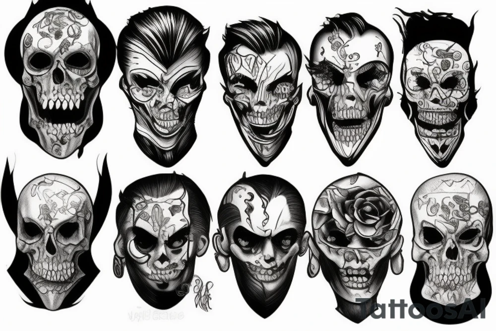 evil tattoo idea