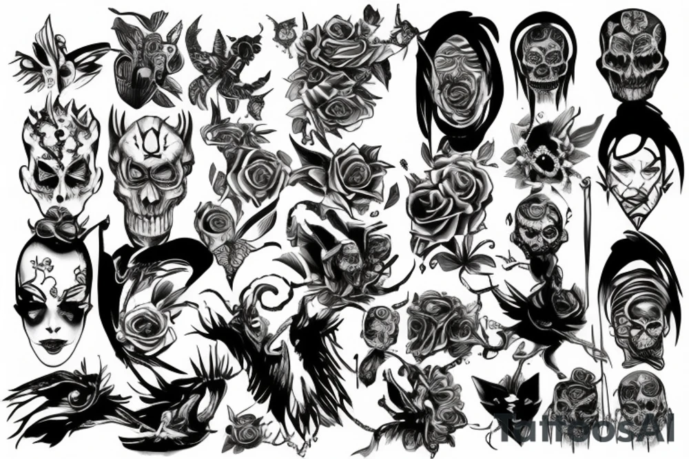 evil tattoo idea