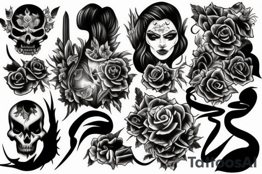 evil tattoo idea