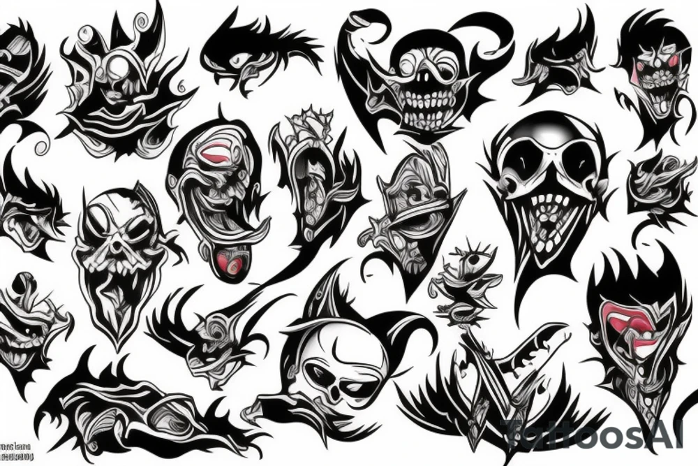 evil tattoo idea