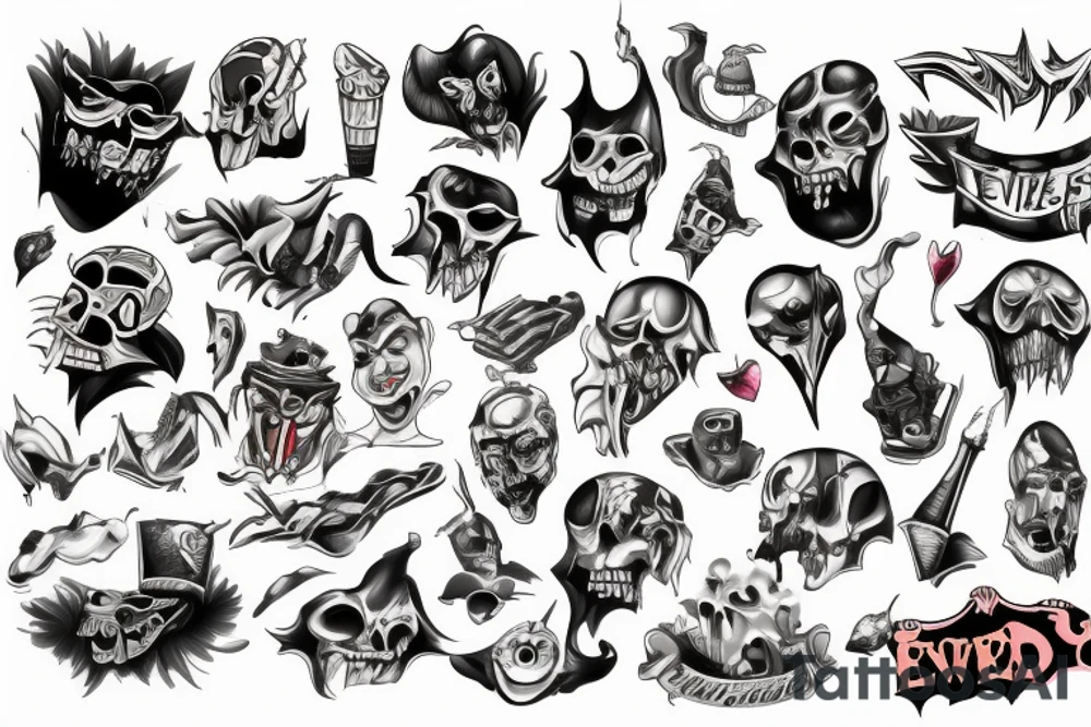 evil tattoo idea