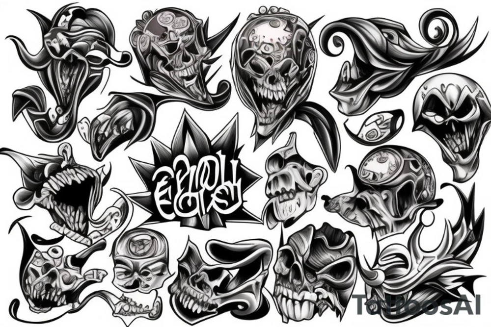 evil tattoo idea