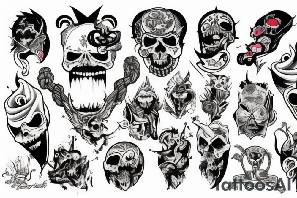evil tattoo idea