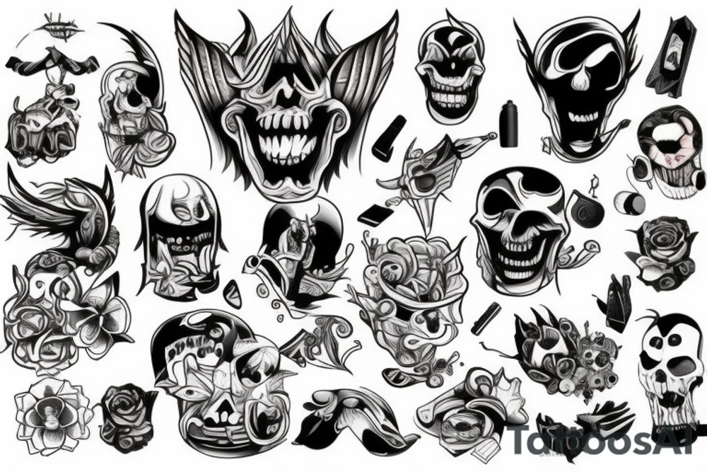 evil tattoo idea