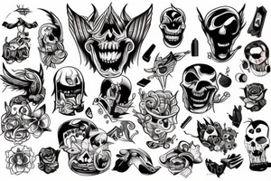 evil tattoo idea