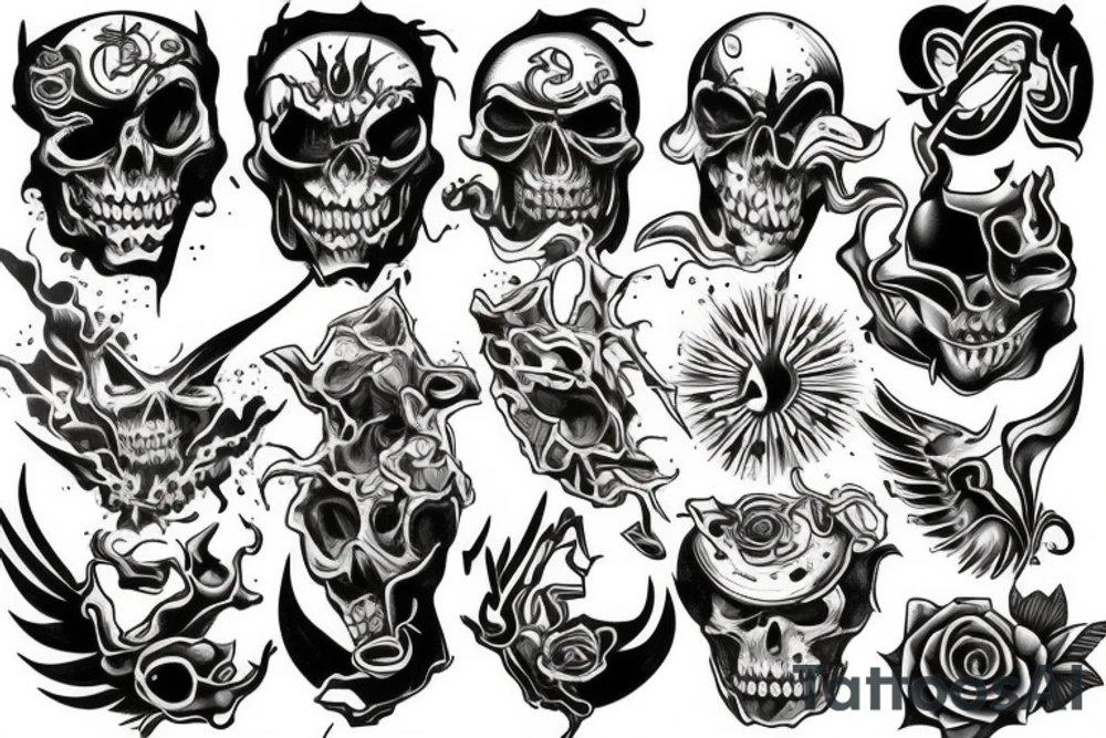 evil tattoo idea