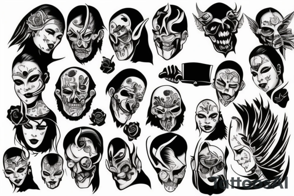 evil tattoo idea