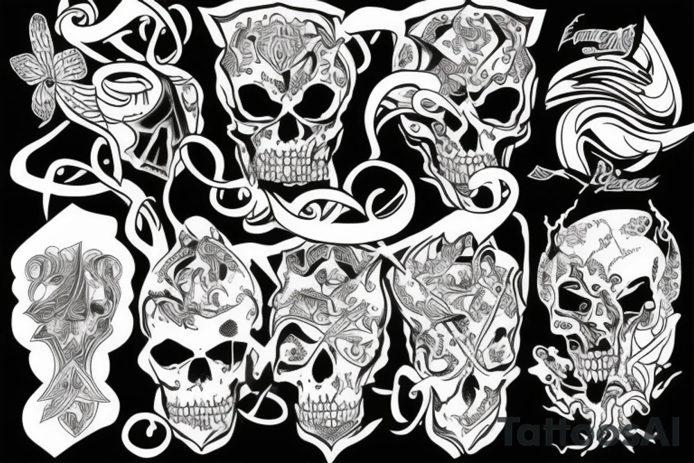 evil tattoo idea