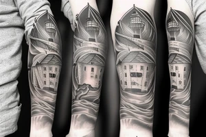 lighthouse tattoo idea