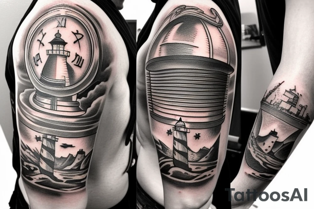 lighthouse tattoo idea