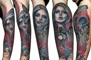 alice in wonderland tattoo idea