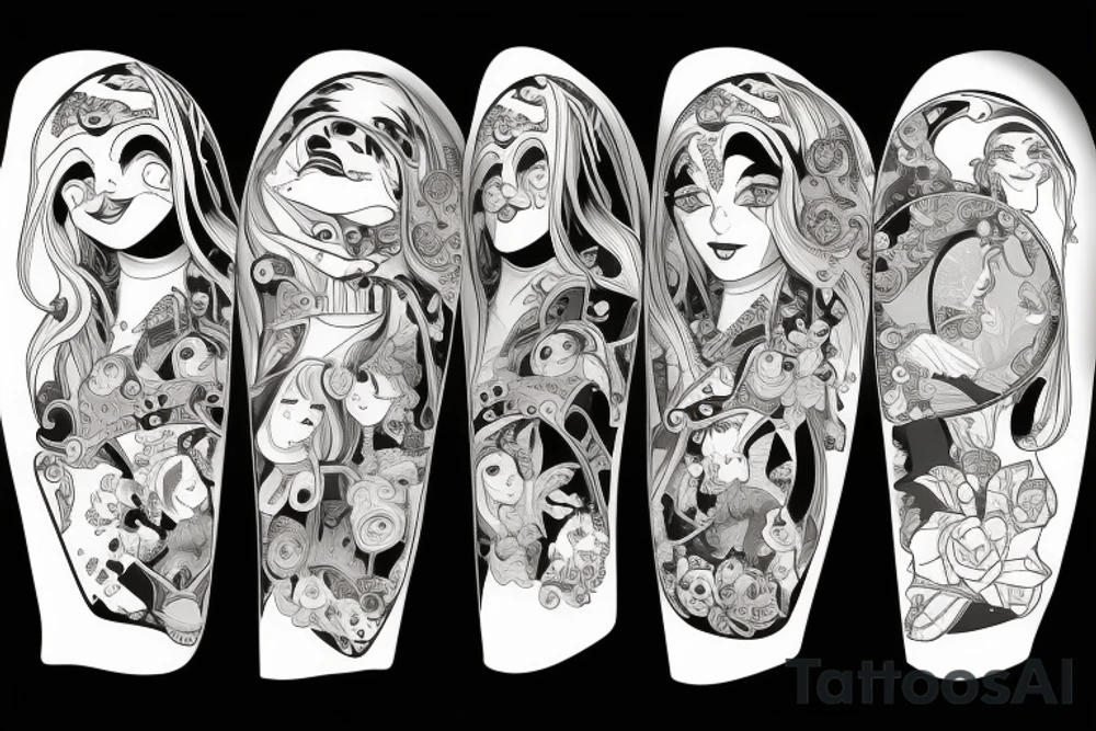 alice in wonderland tattoo idea