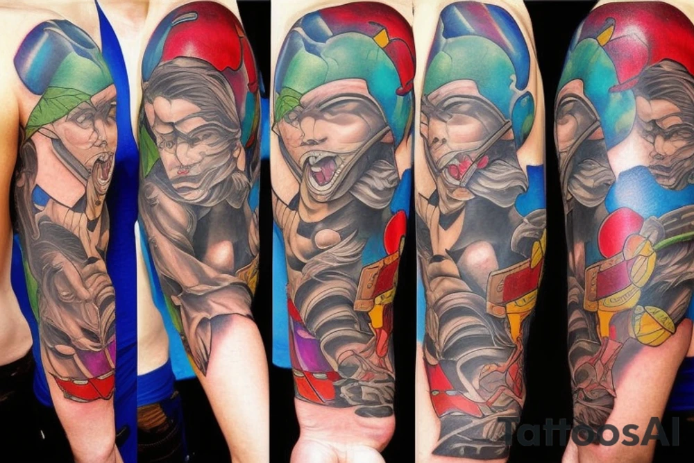captain planet tattoo idea