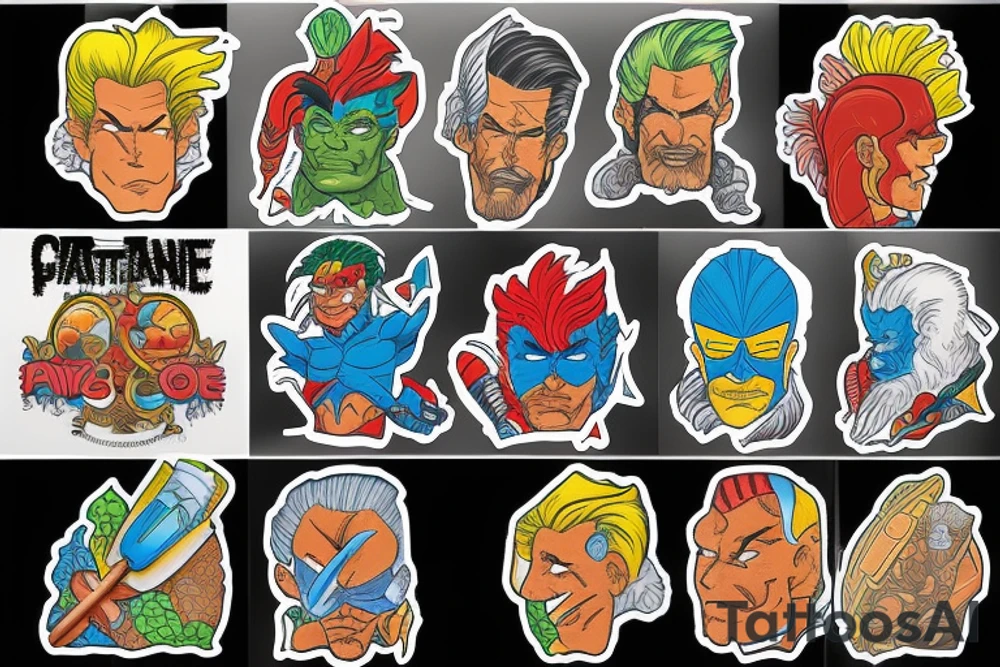 captain planet tattoo idea