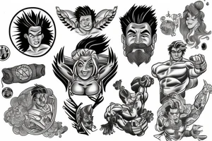 captain planet tattoo idea