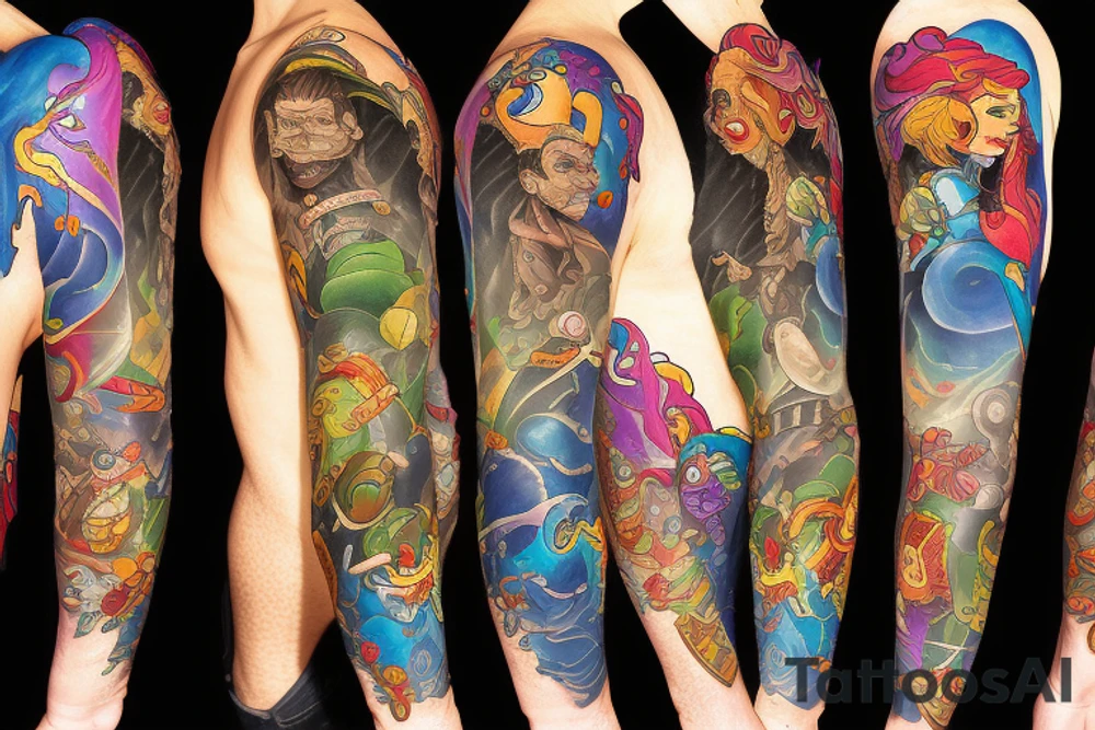 captain planet tattoo idea
