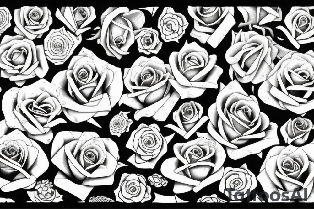 roses tattoo idea