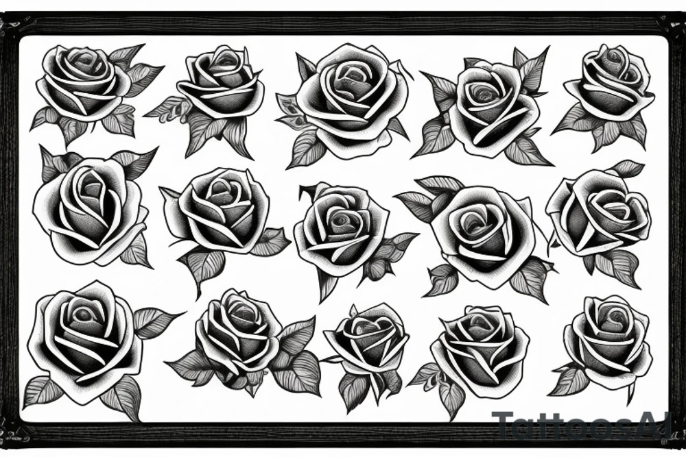 roses tattoo idea