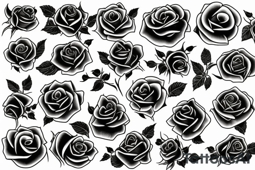 roses tattoo idea