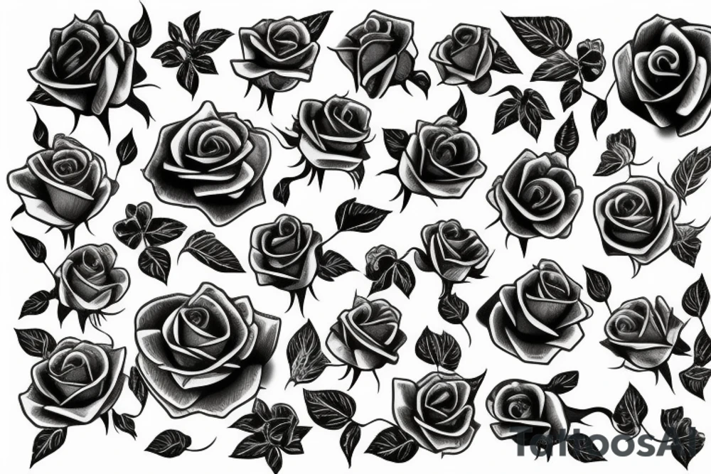 roses tattoo idea