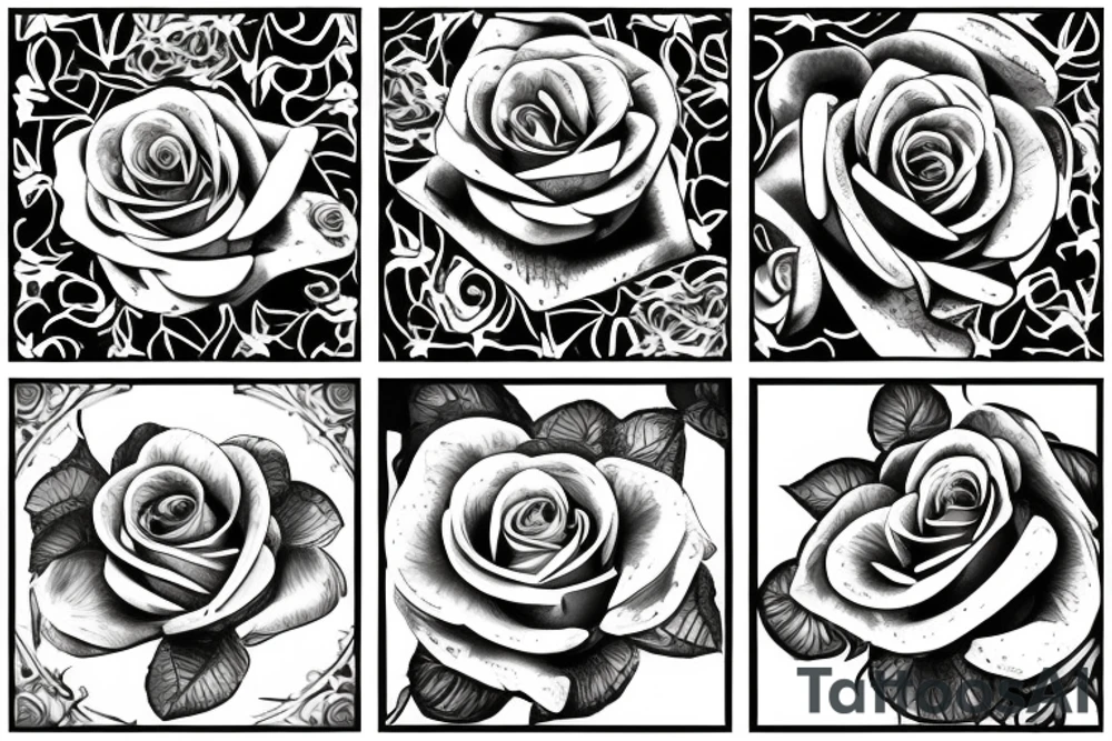 roses tattoo idea