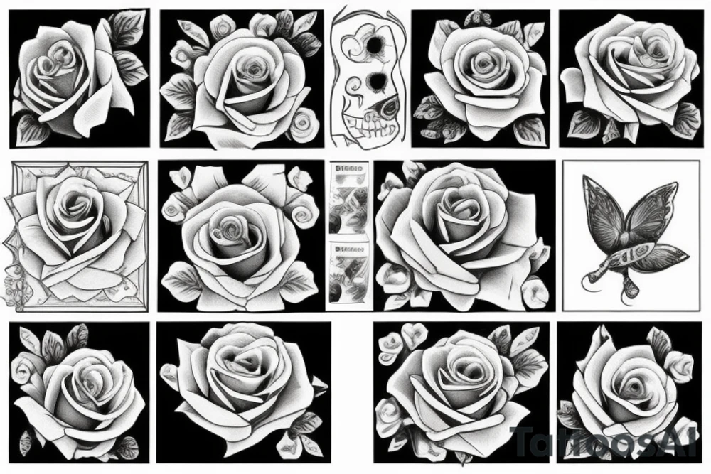 roses tattoo idea
