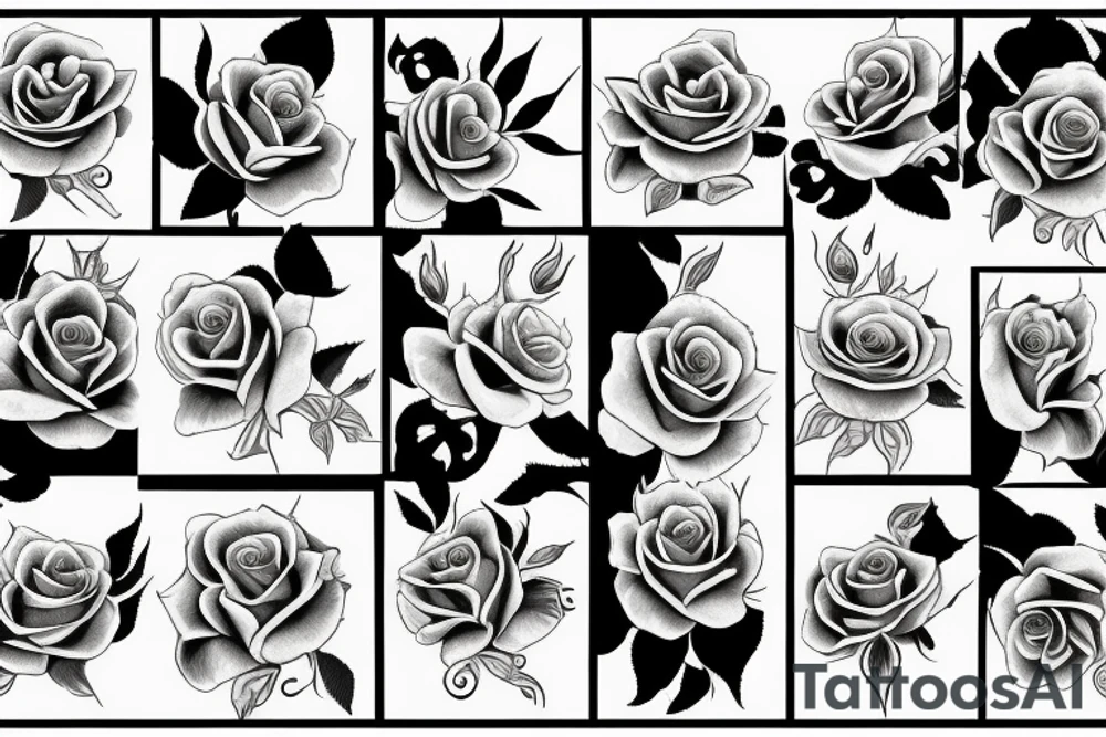 roses tattoo idea