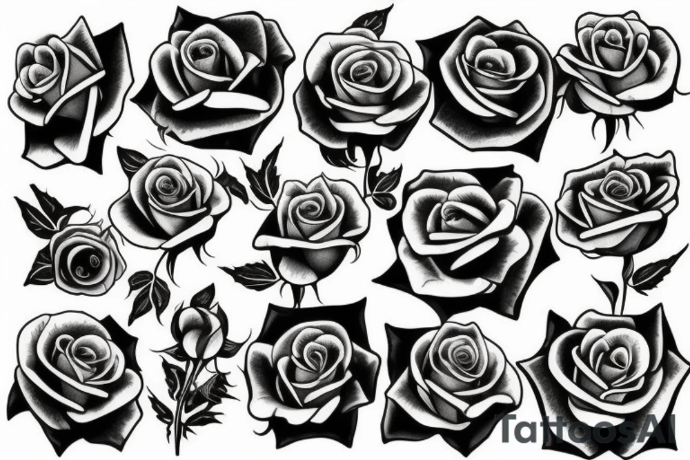 roses tattoo idea