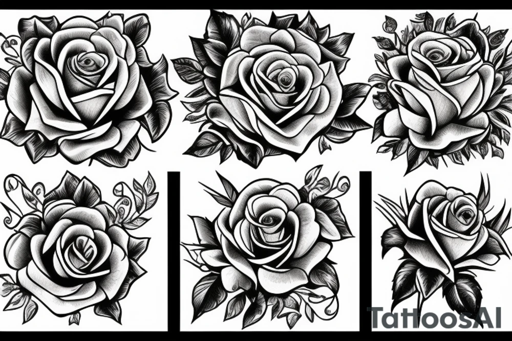 roses tattoo idea
