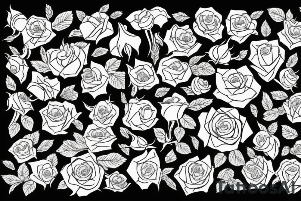 roses tattoo idea