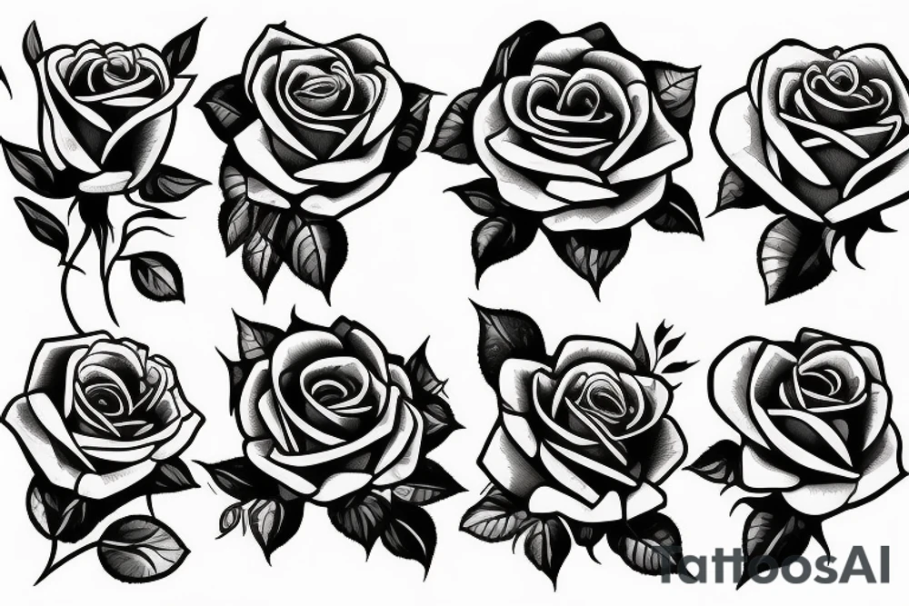 roses tattoo idea