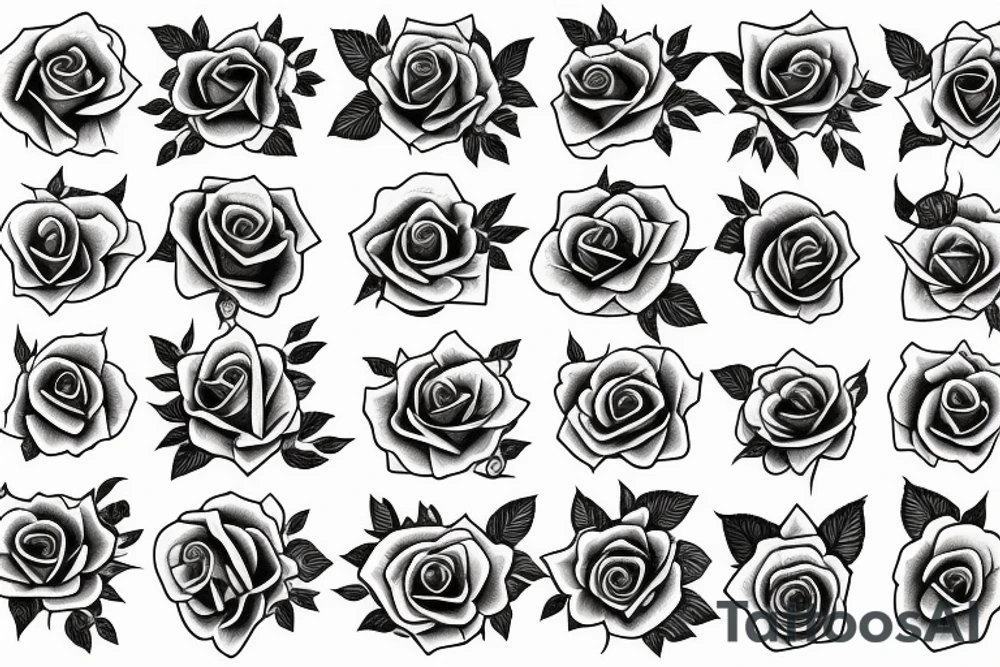 roses tattoo idea