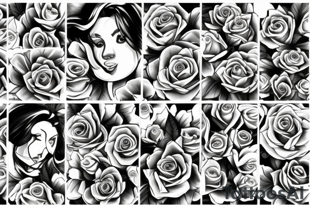 roses tattoo idea