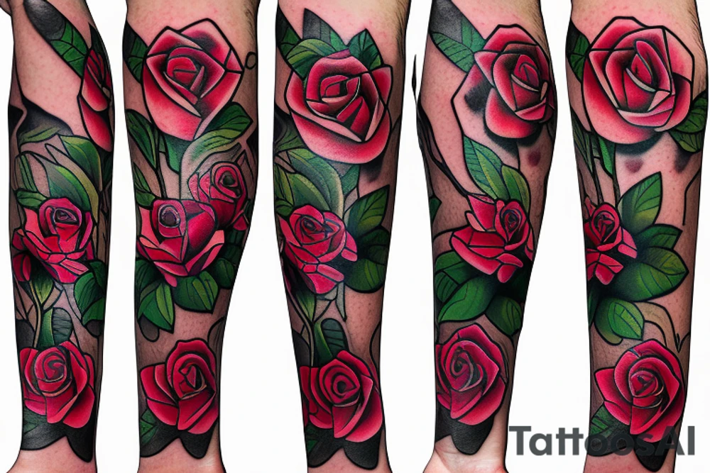 roses tattoo idea