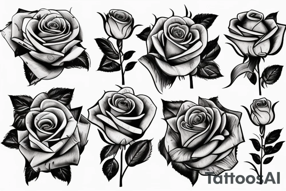 roses tattoo idea