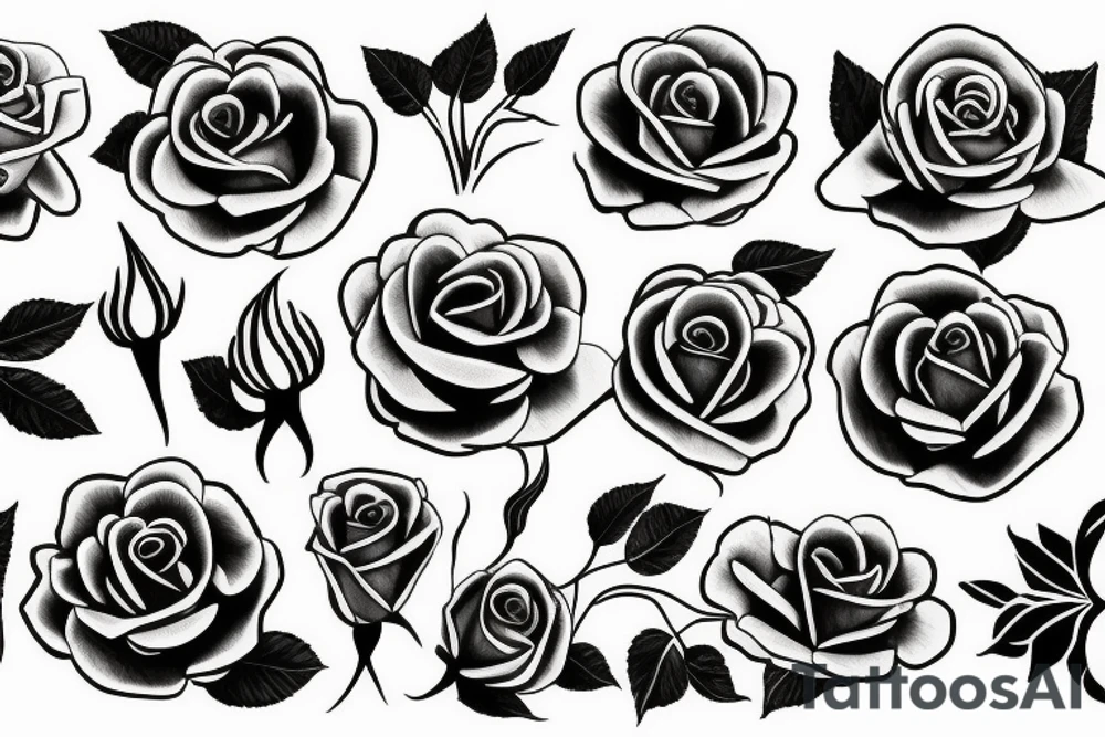 roses tattoo idea
