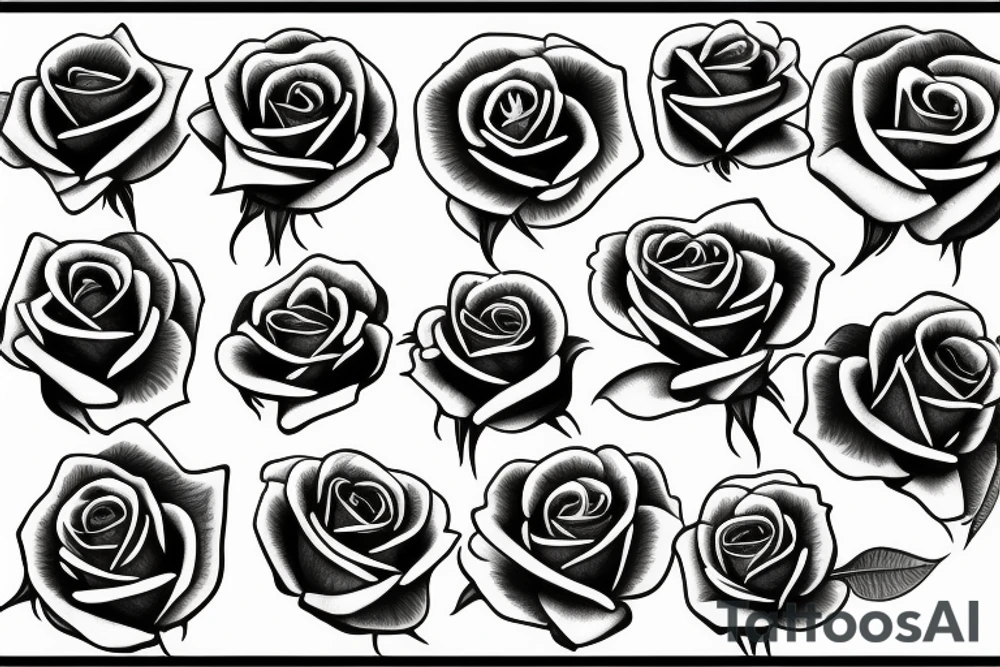 roses tattoo idea
