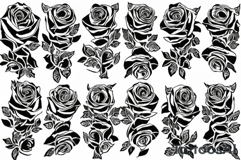 roses tattoo idea