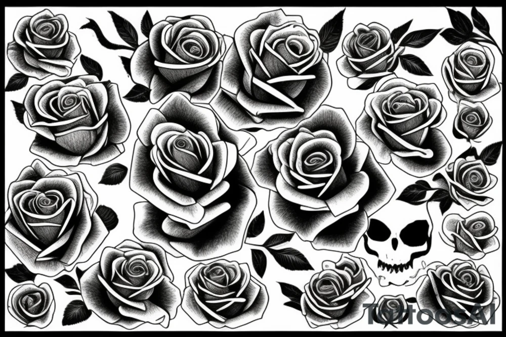 roses tattoo idea