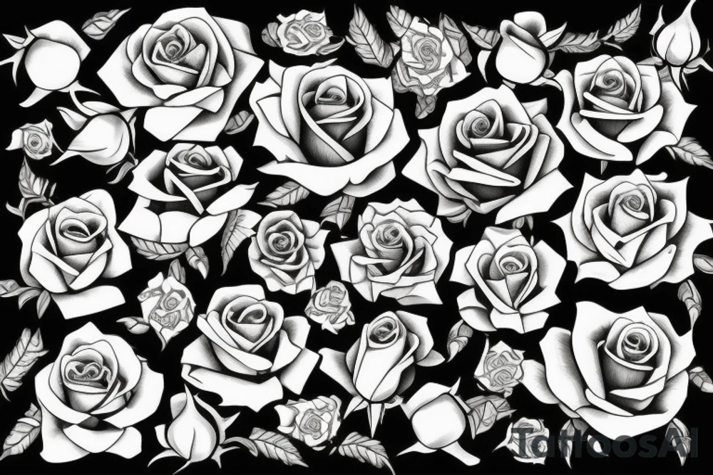 roses tattoo idea