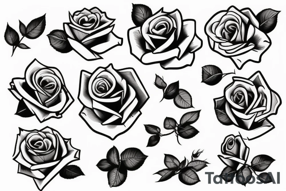 roses tattoo idea