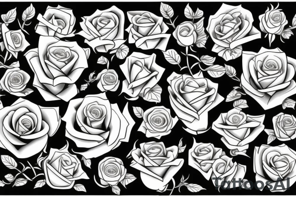 roses tattoo idea