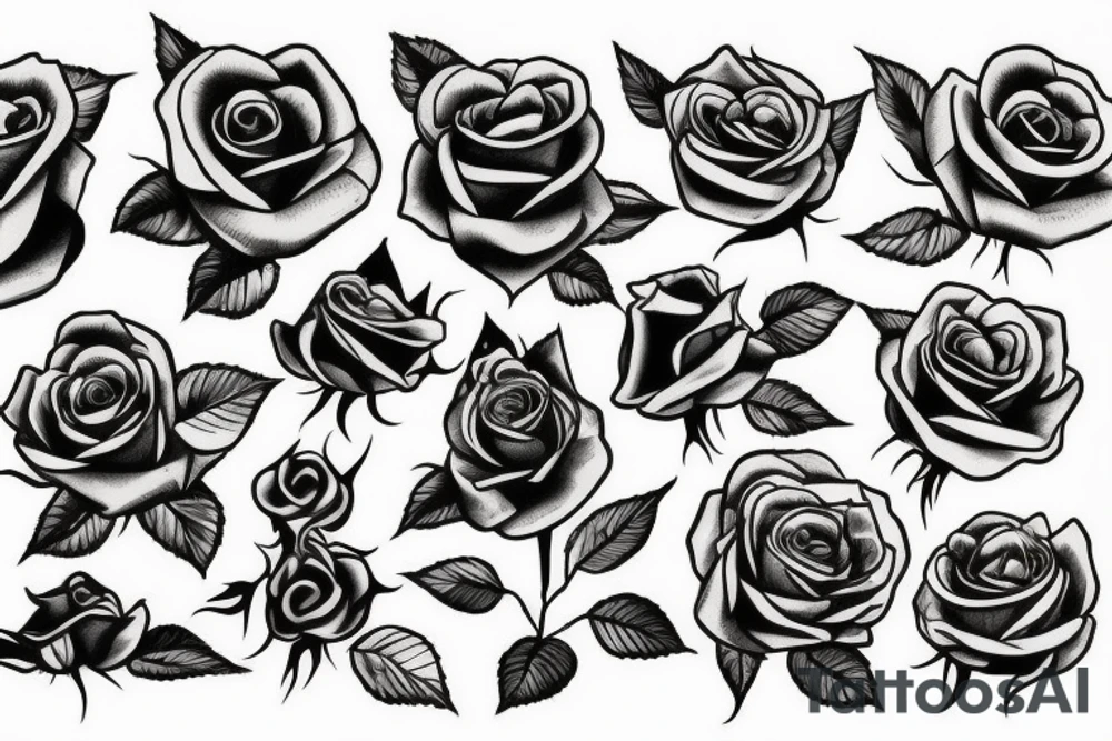 roses tattoo idea