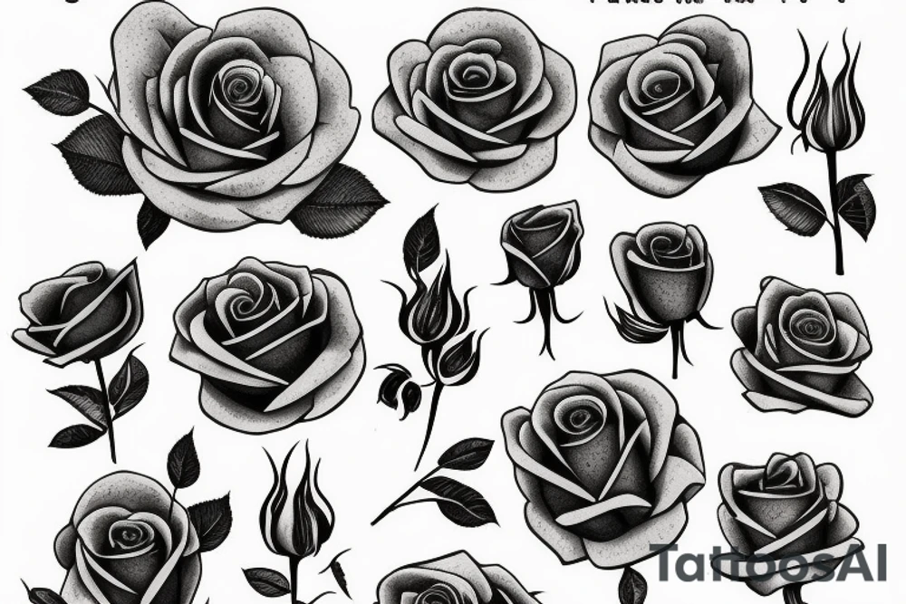 roses tattoo idea