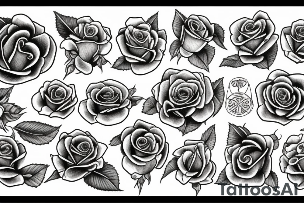 roses tattoo idea