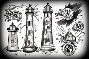 light house tattoo idea