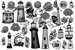 light house tattoo idea